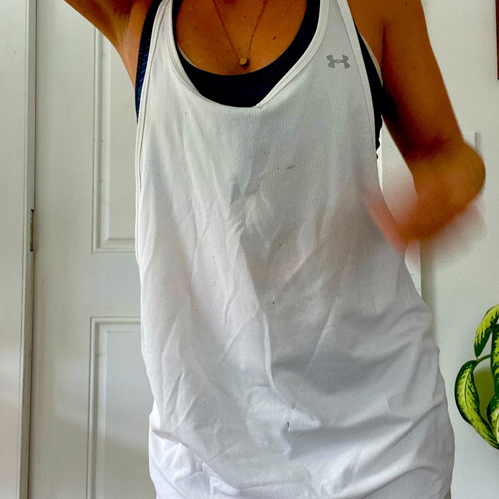 under Armor built in bra tank top athletic
